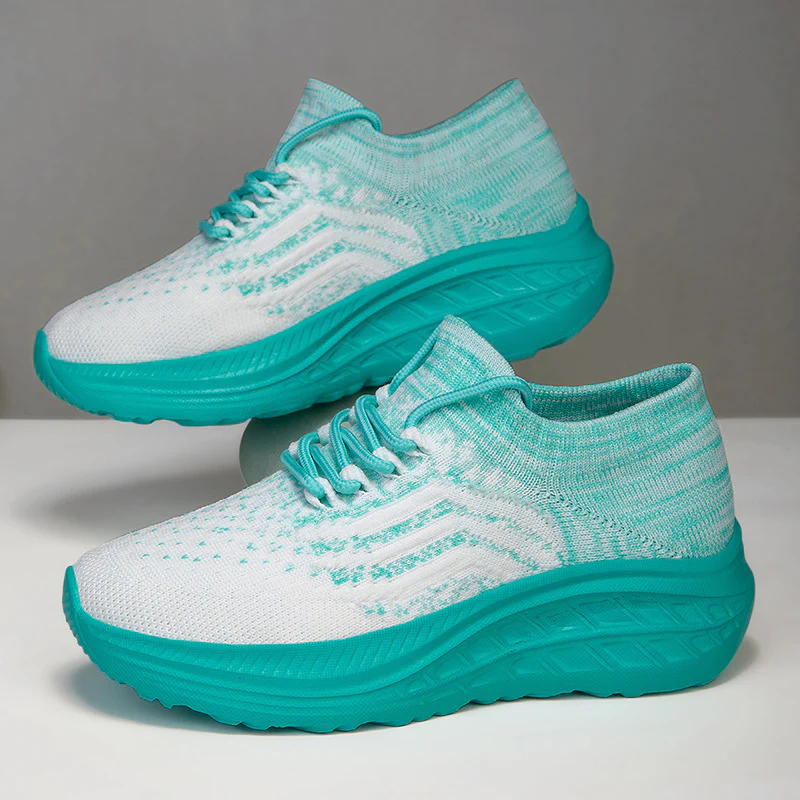 Damen Sportliche und atmungsaktive Sneakers mit elastischem Obermaterial Heidi Mode - Image 4