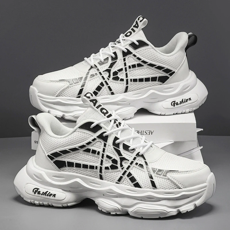 Damen Sportliche und moderne Sneaker mit atmungsaktiver Mesh-Oberfläche und dämpfender Sohle Heidi Mode - Image 3