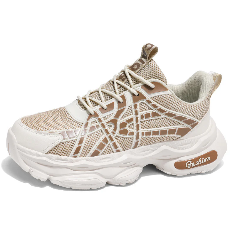 Damen Sportliche und moderne Sneaker mit atmungsaktiver Mesh-Oberfläche und dämpfender Sohle Heidi Mode - Image 4