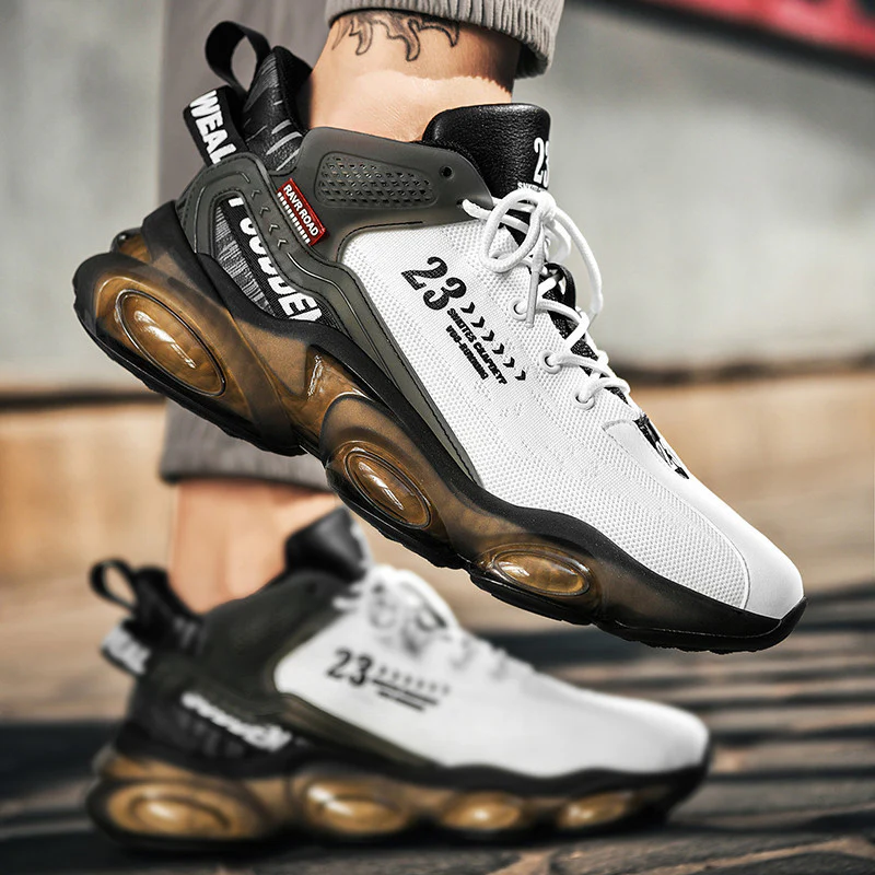 Damen Sportliche und modische Sneakers mit innovativer Dämpfungstechnologie Heidi Mode
