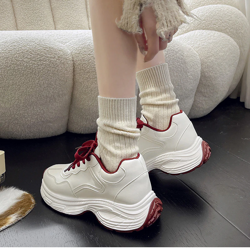 Damen Sportliche und trendbewusste Chunky Sneakers Heidi Mode