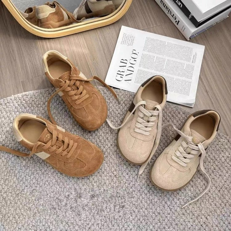 Damen Sportliche Veloursleder Sneakers mit dämpfender Sohle Heidi Mode - Image 5