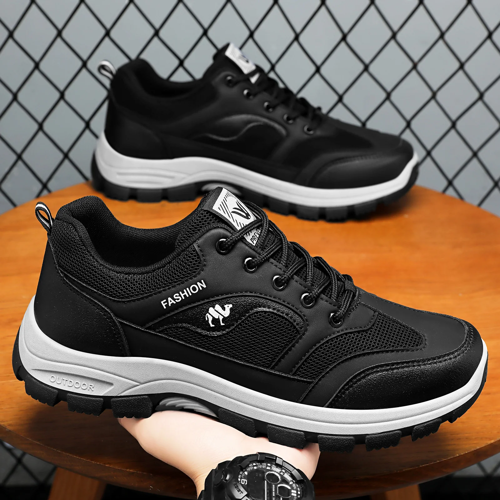 Damen Sportliche Wander- und Freizeitschuhe mit atmungsaktivem Obermaterial Heidi Mode - Image 2
