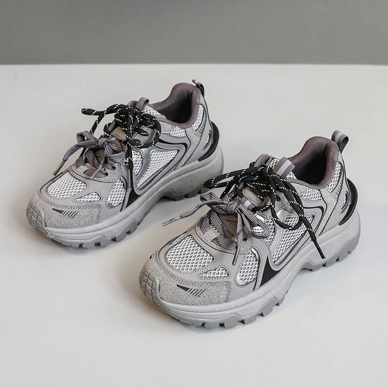 Damen Sportliche Wanderschuhe mit atmungsaktiver Mesh-Oberfläche und stabiler Sohle Heidi Mode - Image 6