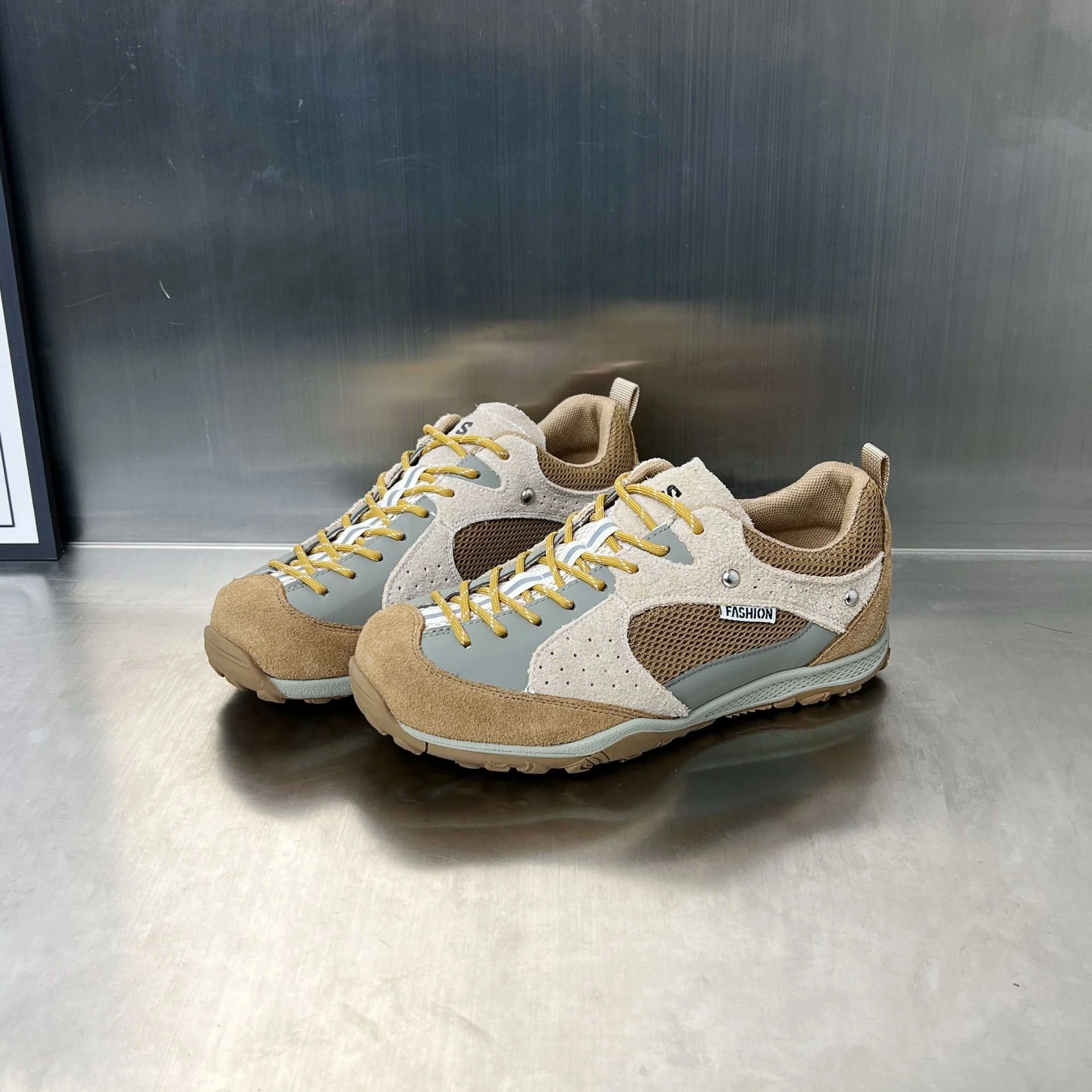 Damen Sportliche Wanderschuhe mit atmungsaktiver Netzstruktur und robustem Profil Heidi Mode - Image 2