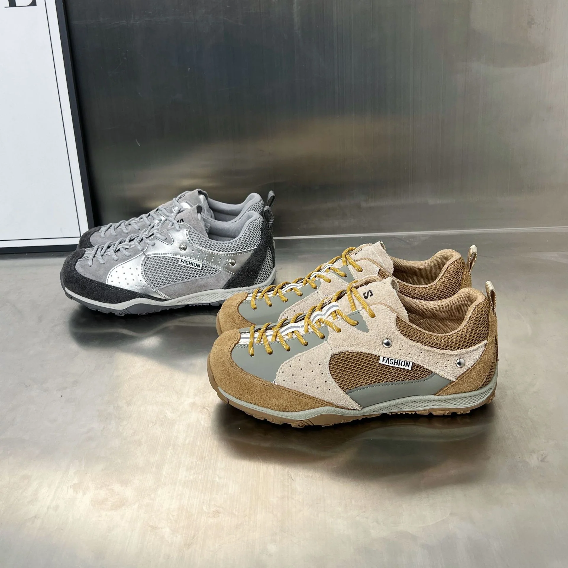 Damen Sportliche Wanderschuhe mit atmungsaktiver Netzstruktur und robustem Profil Heidi Mode - Image 3