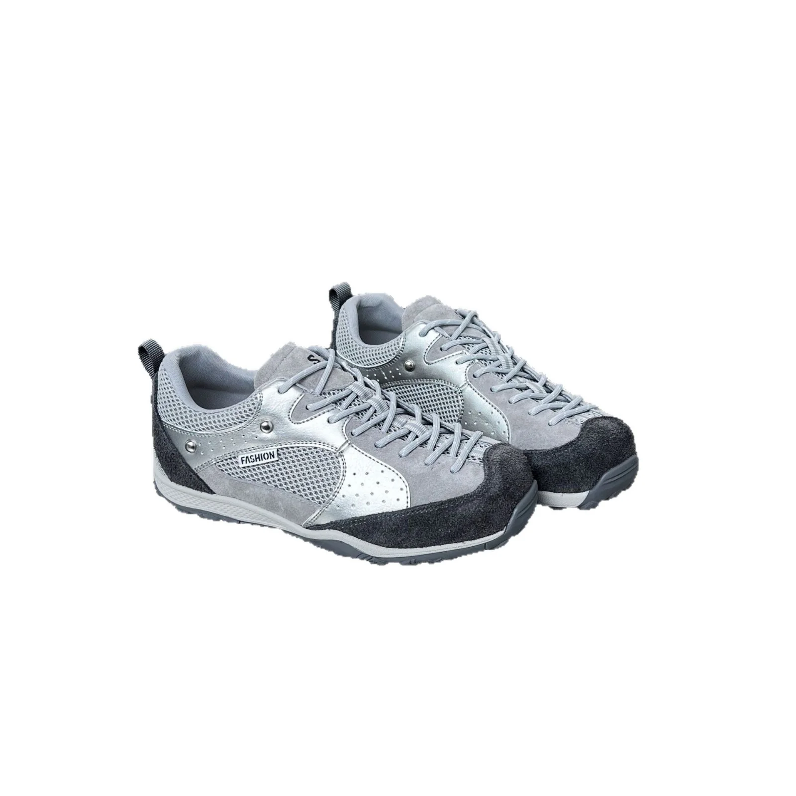 Damen Sportliche Wanderschuhe mit atmungsaktiver Netzstruktur und robustem Profil Heidi Mode - Image 5