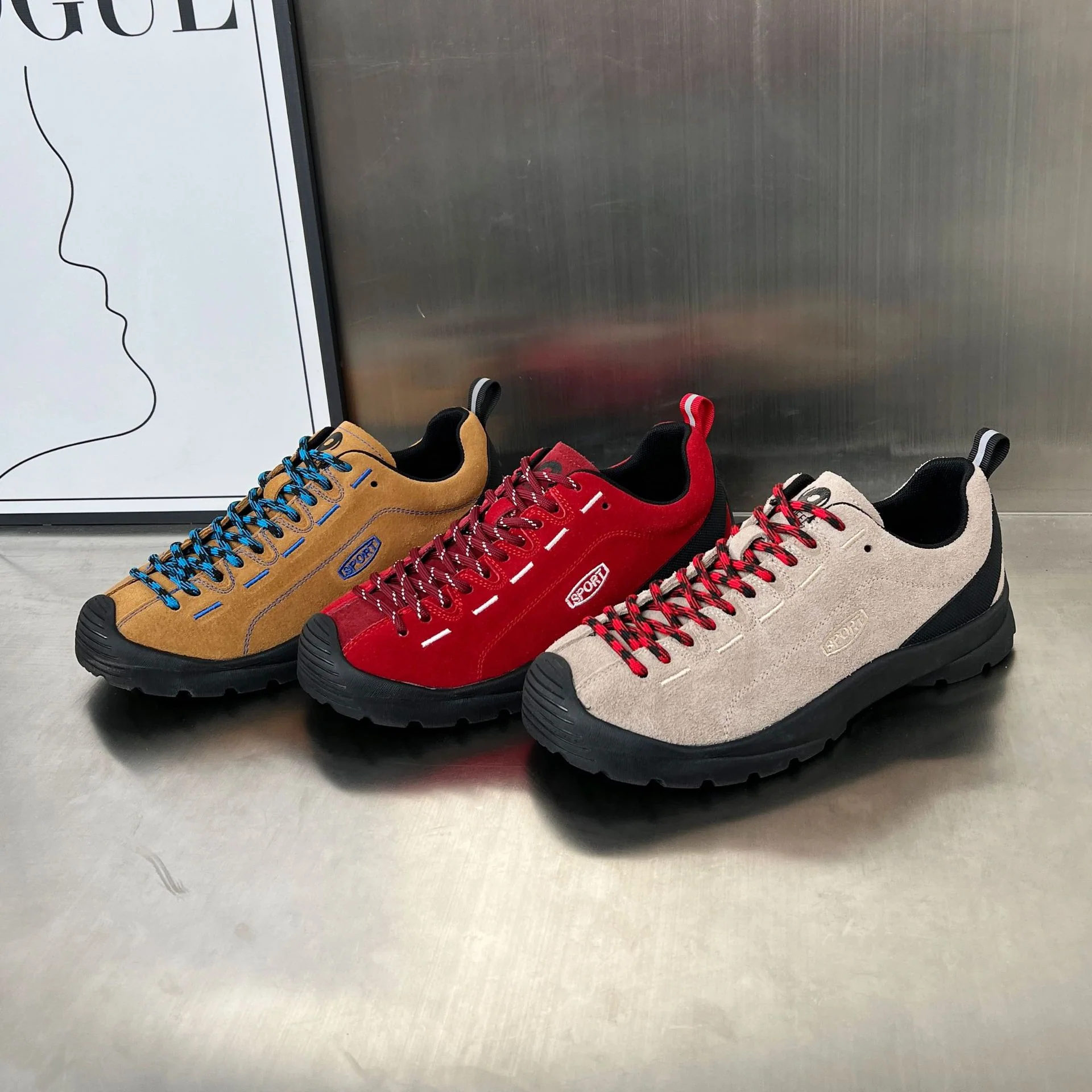 Damen Sportliche Wanderschuhe mit rutschfester Sohle und stabiler Verarbeitung Heidi Mode - Image 3