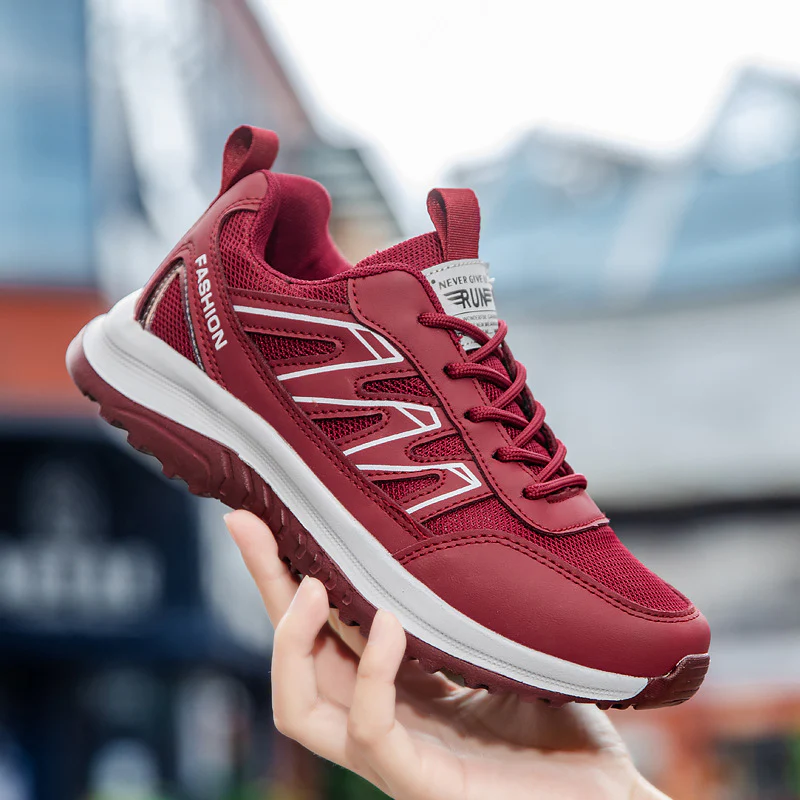 Damen Sportliche Wanderschuhe mit stoßdämpfender Sohle und atmungsaktivem Obermaterial Heidi Mode - Image 3