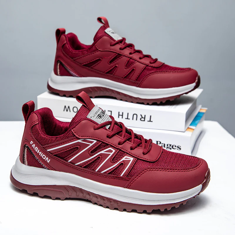 Damen Sportliche Wanderschuhe mit stoßdämpfender Sohle und atmungsaktivem Obermaterial Heidi Mode - Image 6