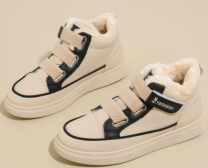 Damen Sportliche Warmgefütterte Sneaker mit praktischem Klettverschluss und robustem Sohlenprofil Heidi Mode - Image 6