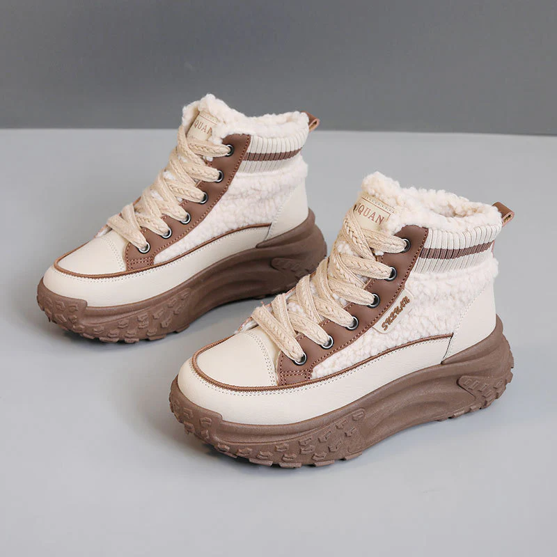 Damen Sportliche Winter Sneaker mit kuscheligem Innenfutter und rutschfester Laufsohle Heidi Mode - Image 2
