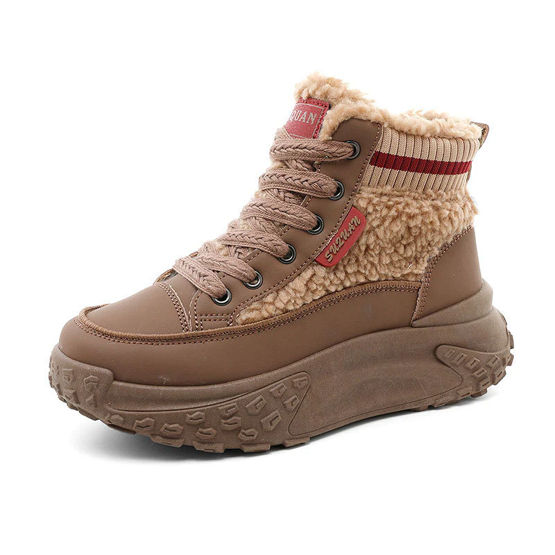 Damen Sportliche Winter Sneaker mit kuscheligem Innenfutter und rutschfester Laufsohle Heidi Mode - Image 5