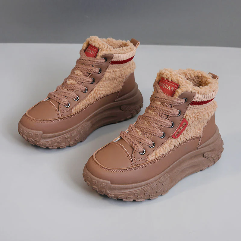 Damen Sportliche Winter Sneaker mit kuscheligem Innenfutter und rutschfester Laufsohle Heidi Mode - Image 7