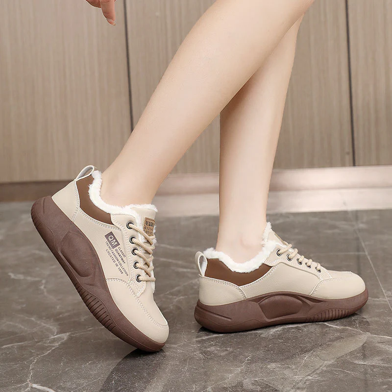 Damen Sportliche Winter Sneakers mit kuscheligem Fleece-Innenfutter Heidi Mode - Image 3
