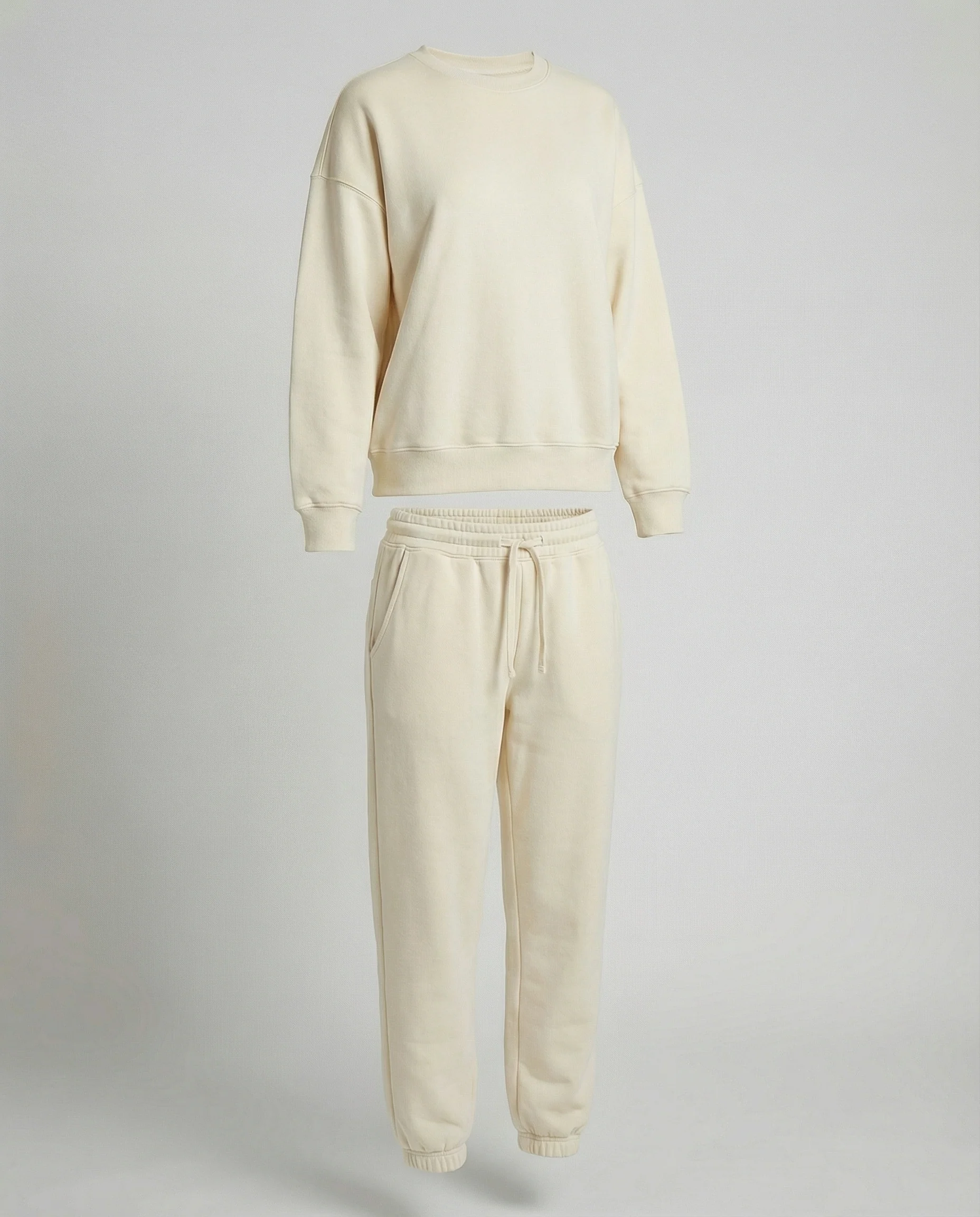 Jogginganzug Damen Sweatset aus Baumwollmix mit lockerem Schnitt - Image 13