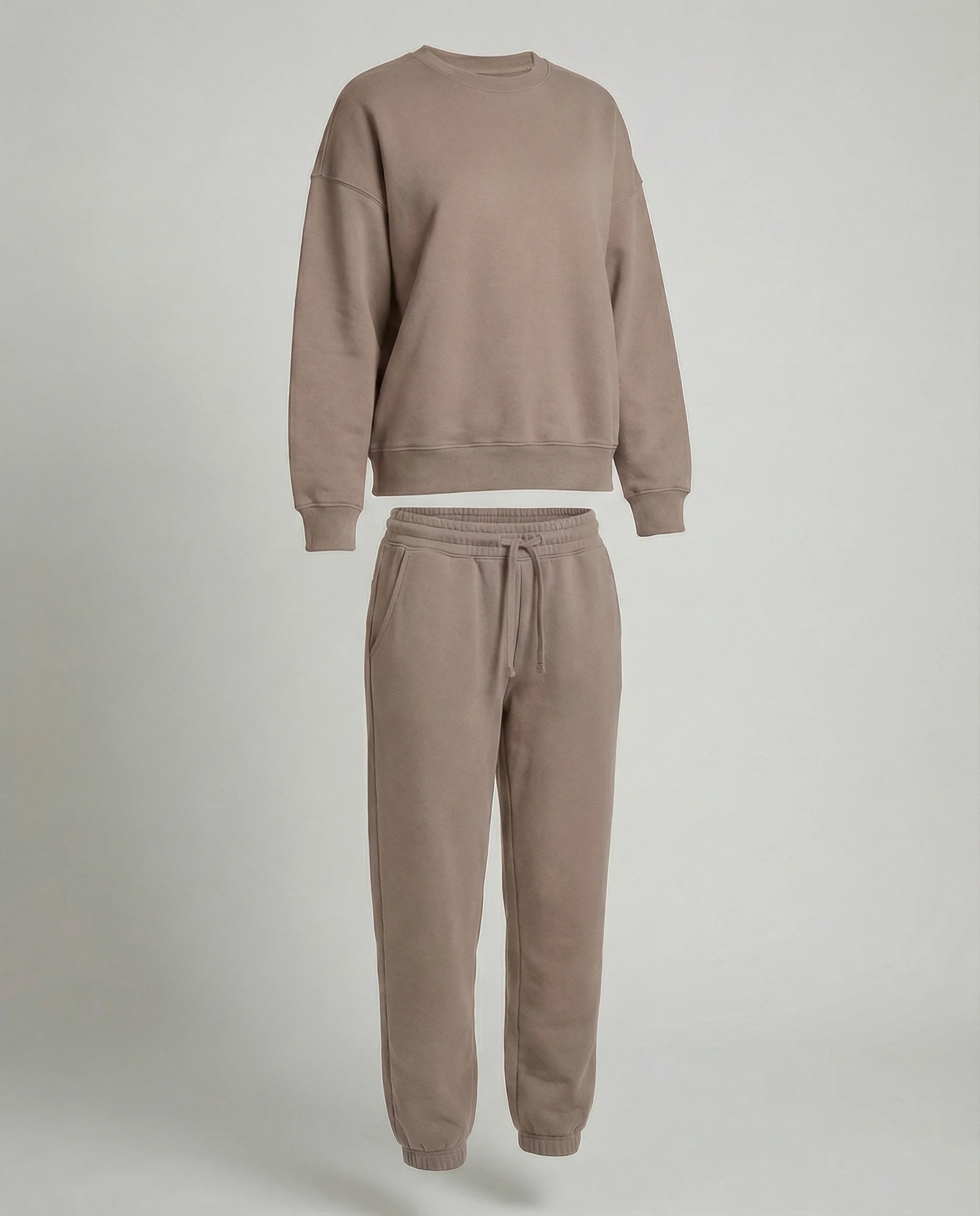 Jogginganzug Damen Sweatset aus Baumwollmix mit lockerem Schnitt - Image 14