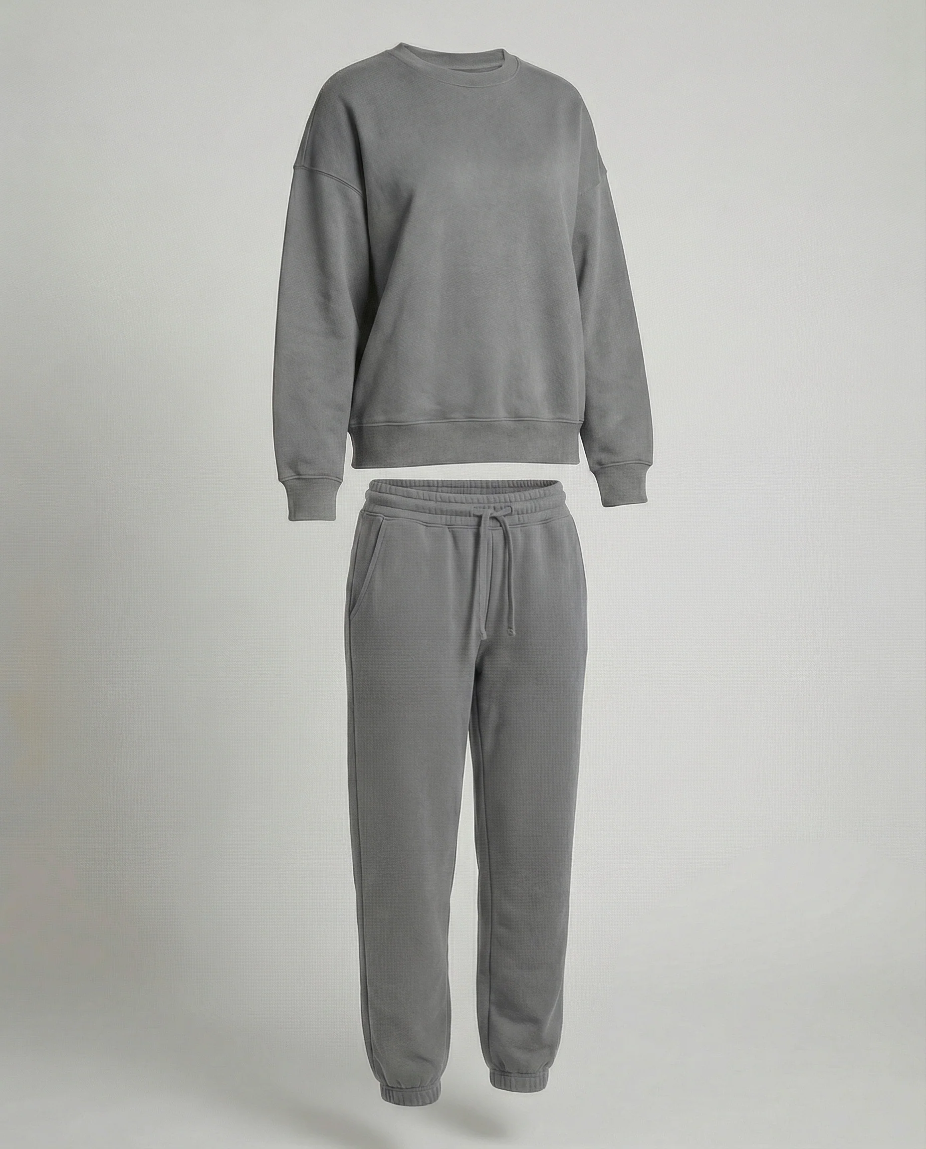 Jogginganzug Damen Sweatset aus Baumwollmix mit lockerem Schnitt - Image 15