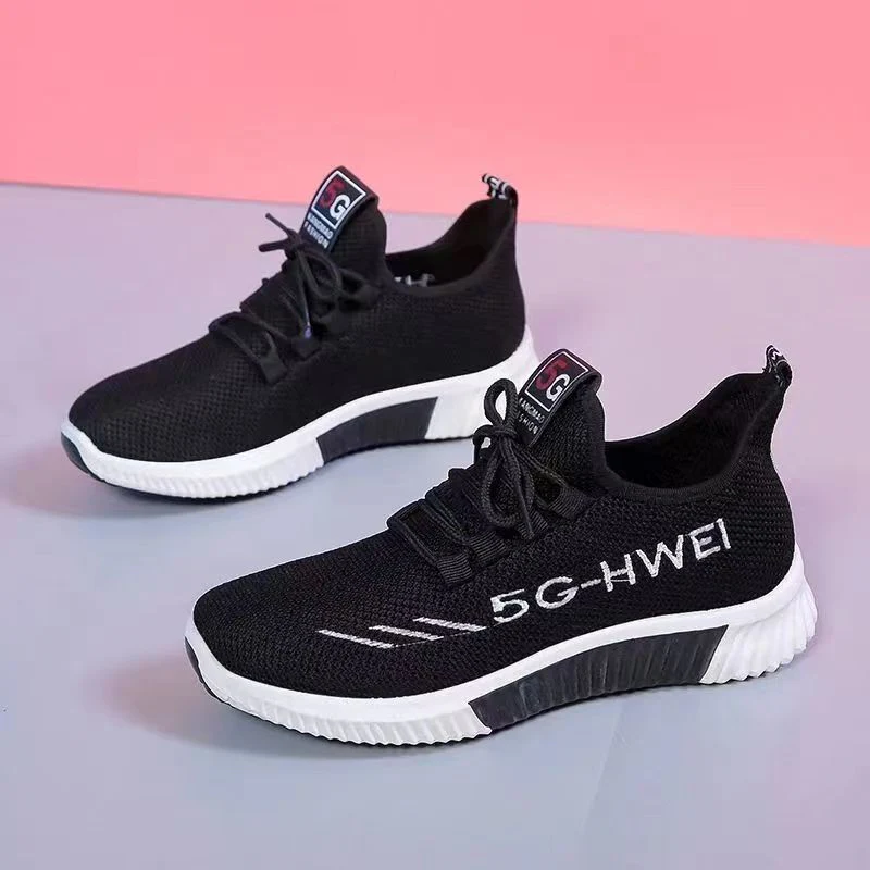 Damen Sportschuhe mit flexiblem Strickdesign und dämpfender Laufsohle Heidi Mode - Image 5