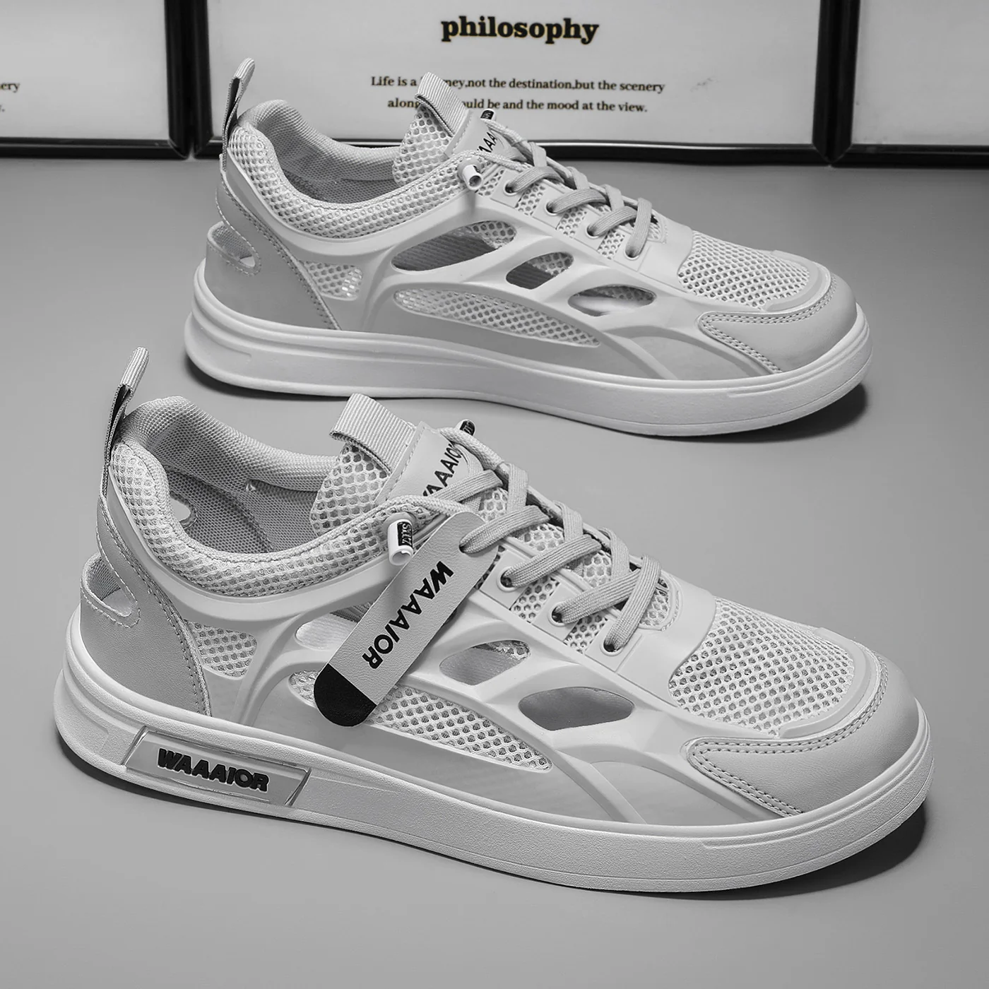 Damen Sportsneakers mit atmungsaktiver Mesh-Oberfläche und rutschfester Sohle Heidi Mode - Image 4