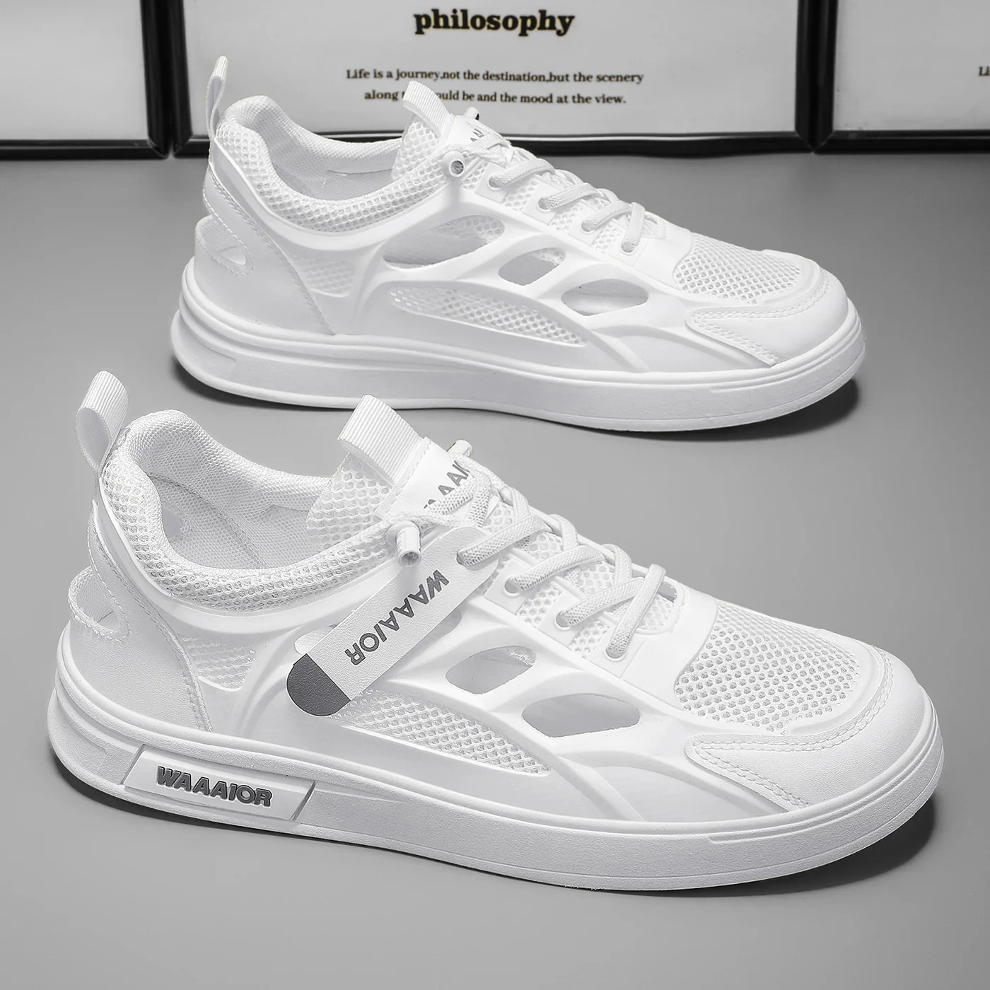 Damen Sportsneakers mit atmungsaktiver Mesh-Oberfläche und rutschfester Sohle Heidi Mode - Image 6