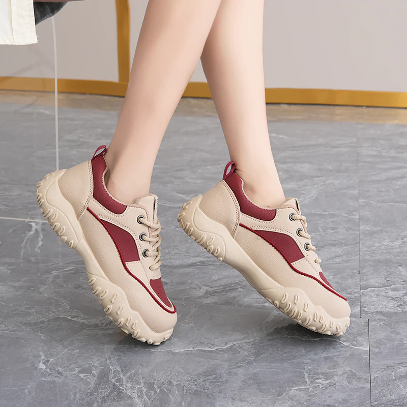 Damen Sportsneakers mit rutschfester Gummisohle und atmungsaktivem Obermaterial Heidi Mode - Image 4