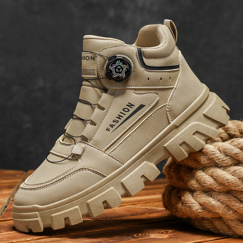 Damen Stabile Outdoor-Schnürstiefel mit rutschfester Sohle und atmungsaktivem Futter Heidi Mode - Image 4