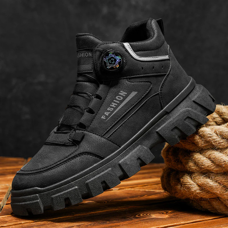 Damen Stabile Outdoor-Schnürstiefel mit rutschfester Sohle und atmungsaktivem Futter Heidi Mode - Image 5