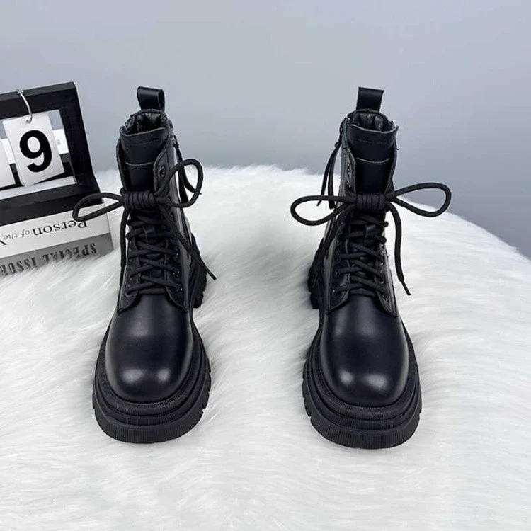 Damen Stiefel im robusten Design mit komfortabler Profilsohle und innovativer Schnürtechnik Heidi Mode - Image 3