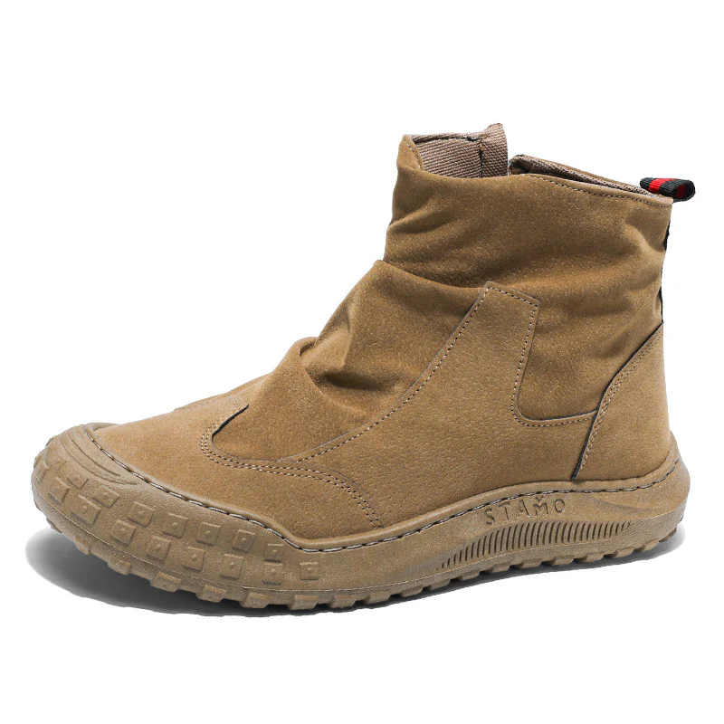 Damen Stiefeletten aus weichem Wildleder mit wasserdichter Sohle und modischem Reißverschluss Heidi Mode - Image 5