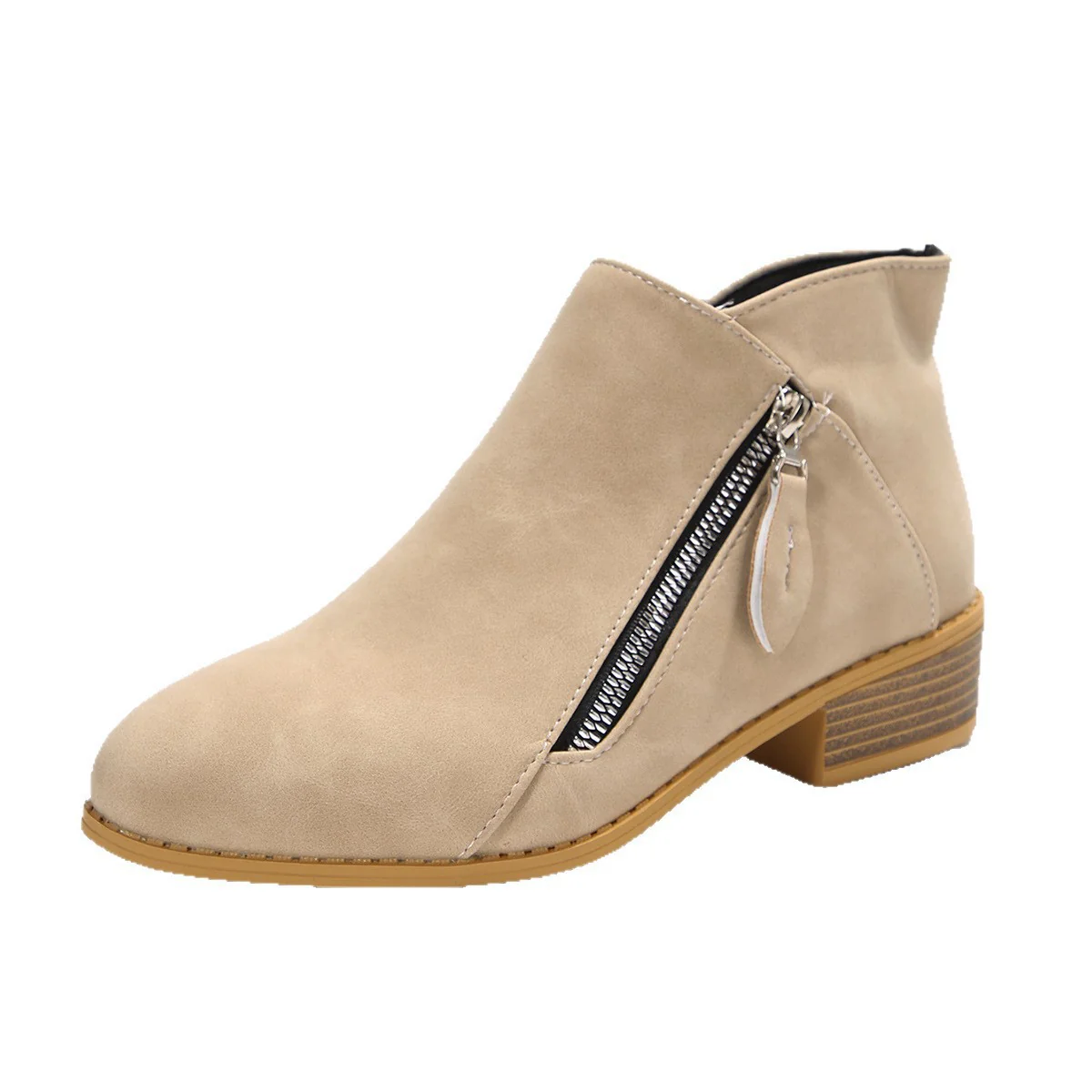 Damen Stiefeletten mit elegantem Reißverschluss und komfortablem Blockabsatz Heidi Mode - Image 5