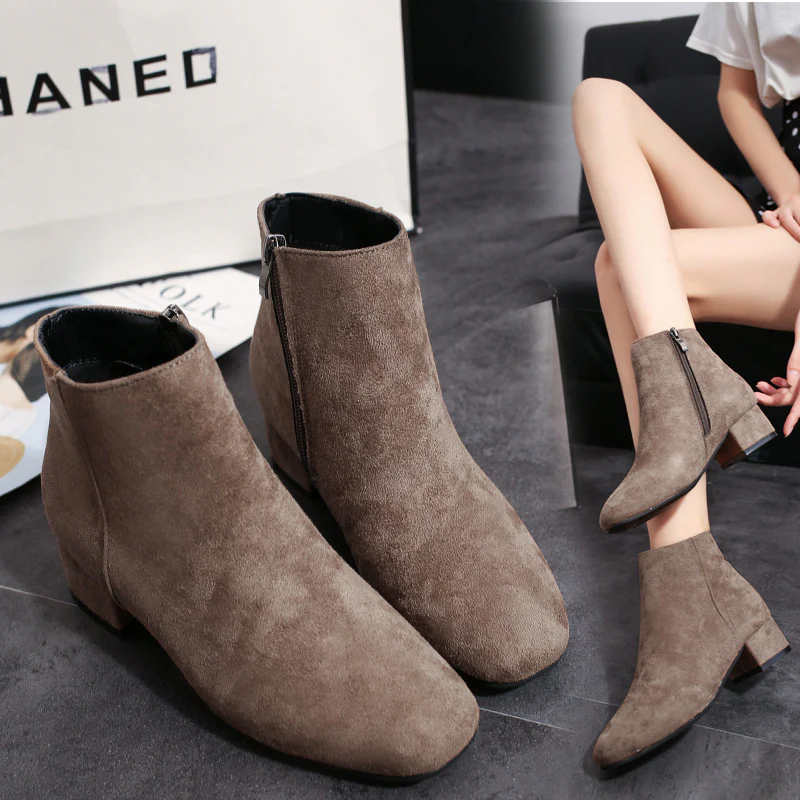 Damen Stiefeletten mit elegantem Reißverschluss und softem Obermaterial Heidi Mode - Image 7