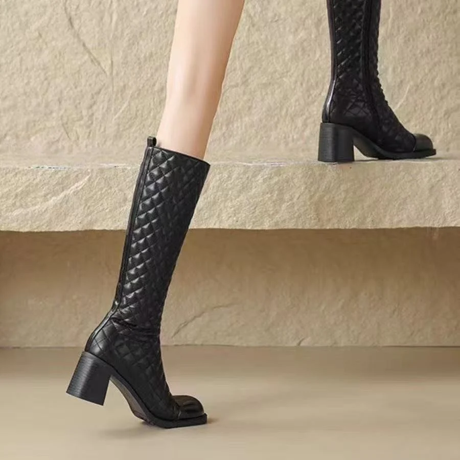 Damen Stiefeletten mit elegantem Steppmuster von Heidi Mode - Image 4
