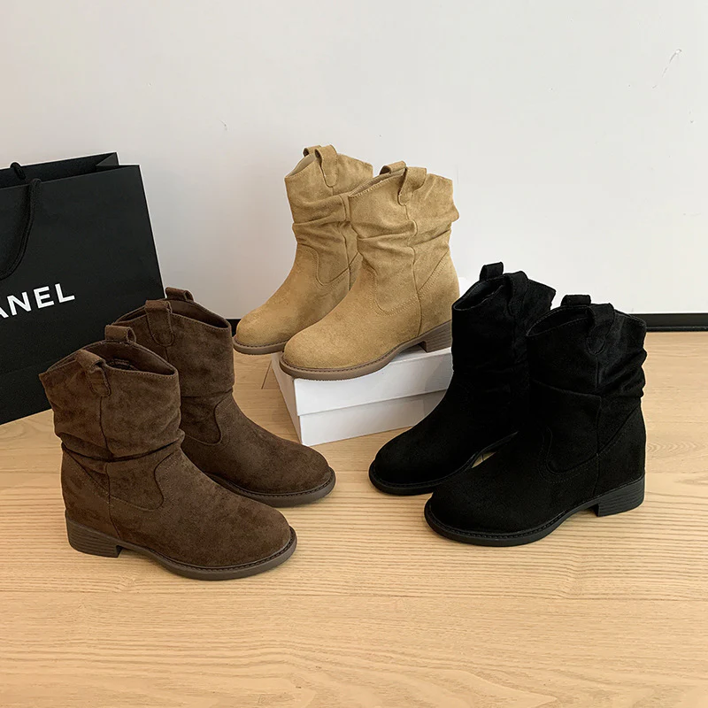 Damen Stiefeletten mit lässigem Schlupfdesign von Heidi Mode - Image 2