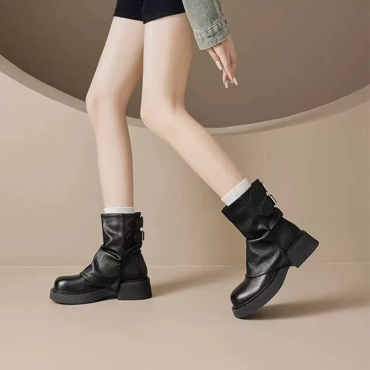 Damen Stiefeletten mit modischem Design und komfortabler Sohle Heidi Mode - Image 5