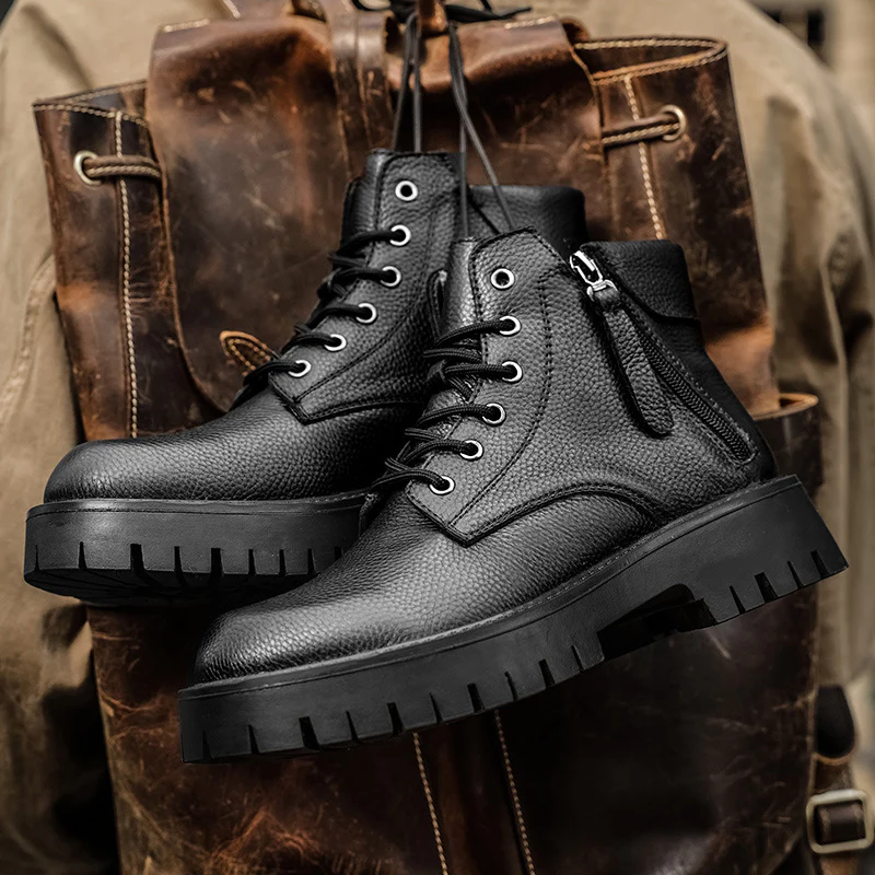 Damen Stiefeletten mit robustem Profil und seitlichem Reißverschluss Heidi Mode - Image 2