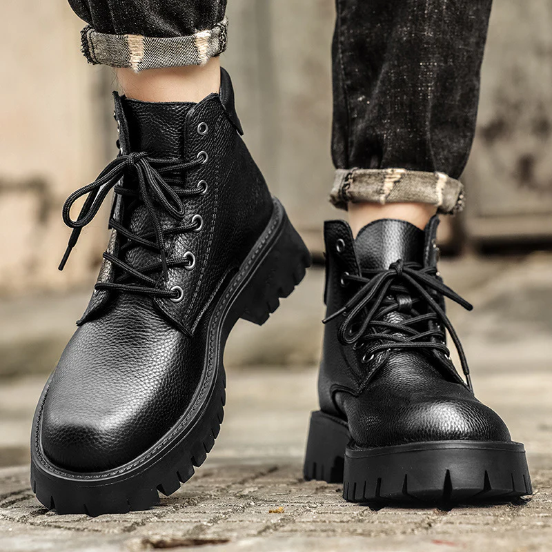 Damen Stiefeletten mit robustem Profil und seitlichem Reißverschluss Heidi Mode - Image 3