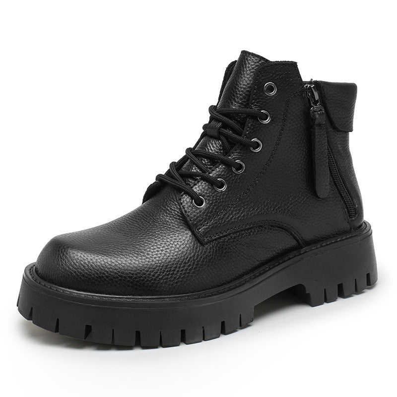 Damen Stiefeletten mit robustem Profil und seitlichem Reißverschluss Heidi Mode - Image 6