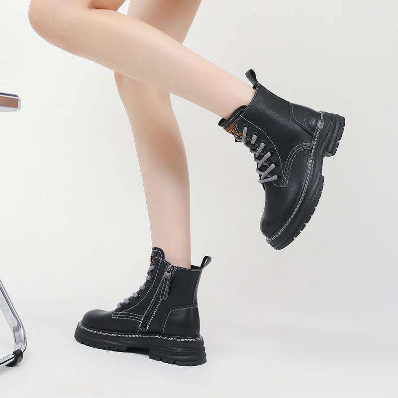 Damen Stiefeletten mit robustem Sohlenprofil und ergonomischer Passform Heidi Mode - Image 3