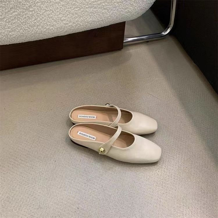 Damen Stilvolle Ballerinas mit Glänzendem Obermaterial und Eleganter Schnalle Heidi-Mode - Image 6