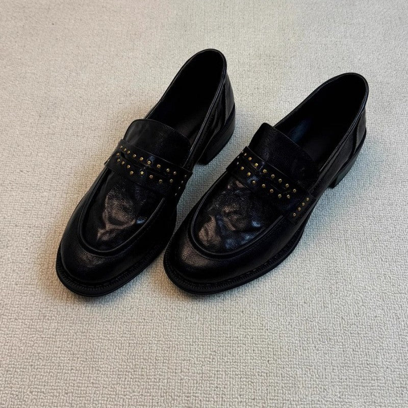 Damen stilvolle Mokassins mit eleganter Nietenverzierung Heidi Mode - Image 2