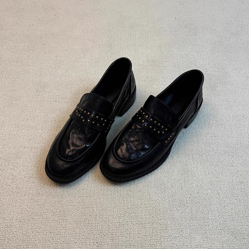 Damen stilvolle Mokassins mit eleganter Nietenverzierung Heidi Mode - Image 6