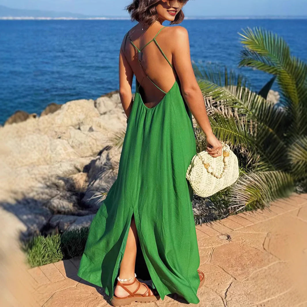 Damen Strandkleid mit Rückenausschnitt Heidi-Mode - Image 3