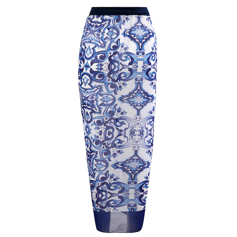 Damen Strandpareo mit Elegantem Floralen Design und Verstellbarem Bindegürtel Heidi-Mode - Image 3
