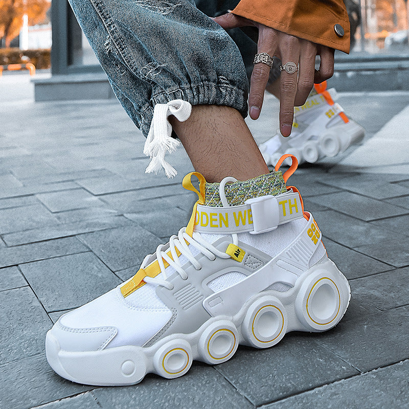 Damen Streetwear High-Top Sneakers mit innovativem Riemensystem Heidi Mode - Image 4