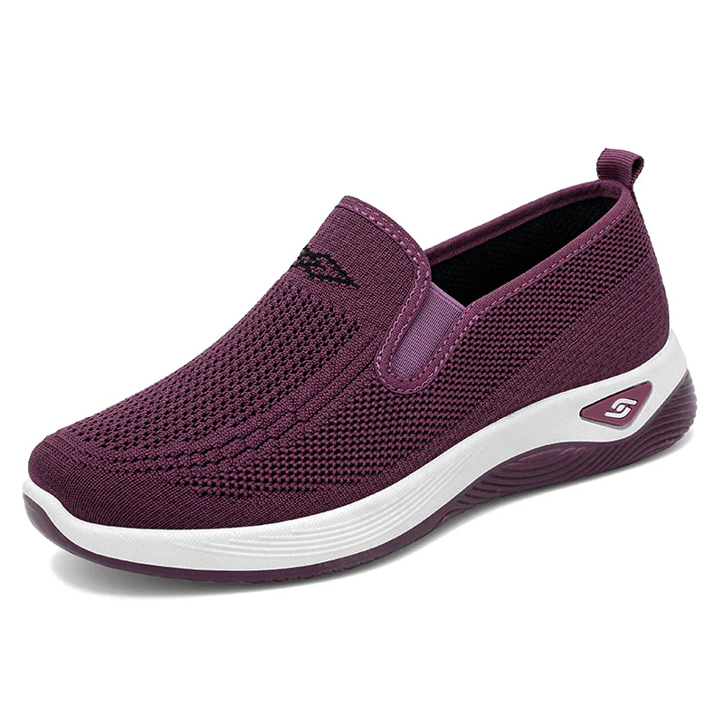 Damen Stretchige Slip-On Sportschuhe mit atmungsaktivem Obermaterial Heidi Mode - Image 6