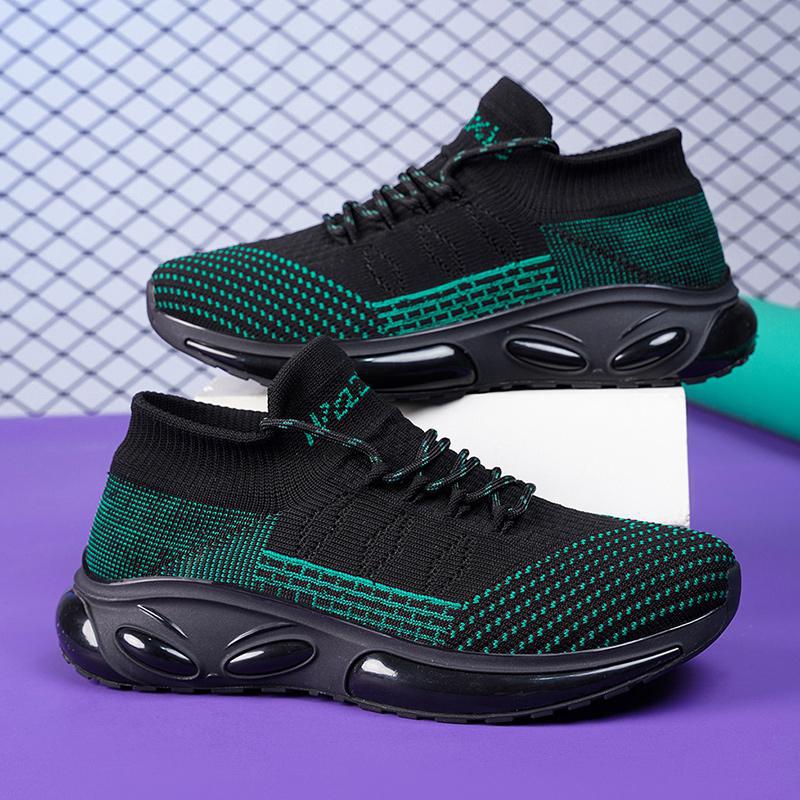 Damen Strick-Laufschuhe mit stoßdämpfender Sohle und atmungsaktivem Design Heidi Mode - Image 4
