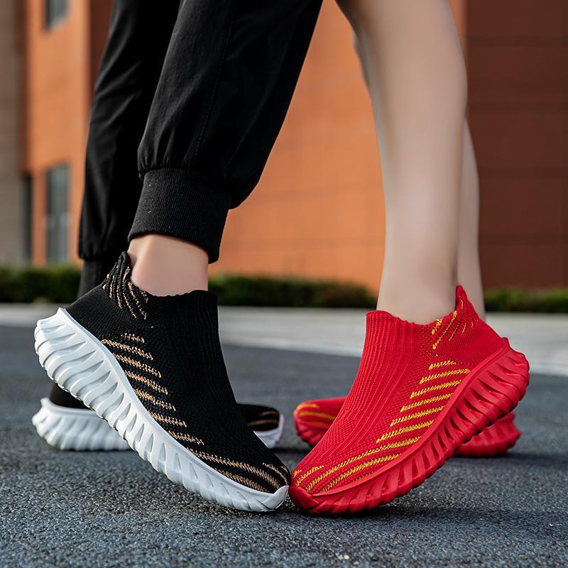 Damen Strick-Sneaker mit atmungsaktivem Obermaterial und rutschfester Sohle Heidi Mode - Image 2