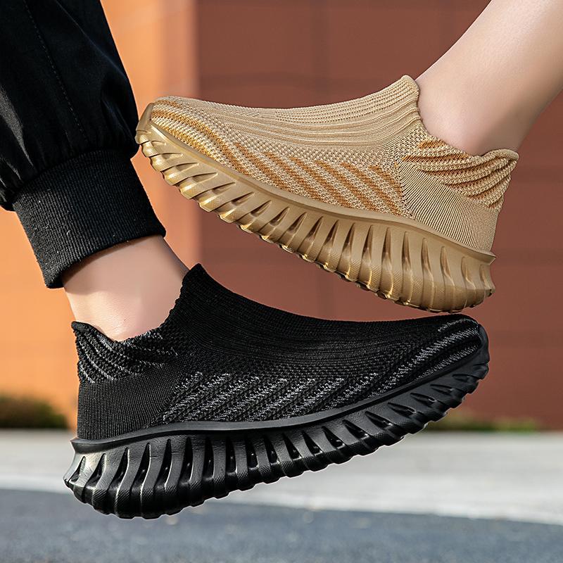 Damen Strick-Sneaker mit atmungsaktivem Obermaterial und rutschfester Sohle Heidi Mode - Image 3