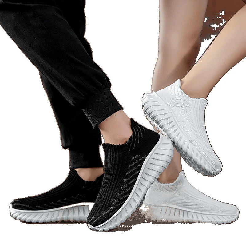Damen Strick-Sneaker mit atmungsaktivem Obermaterial und rutschfester Sohle Heidi Mode - Image 5